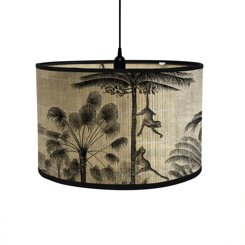 European-style Retro Lampshade Barrel-type