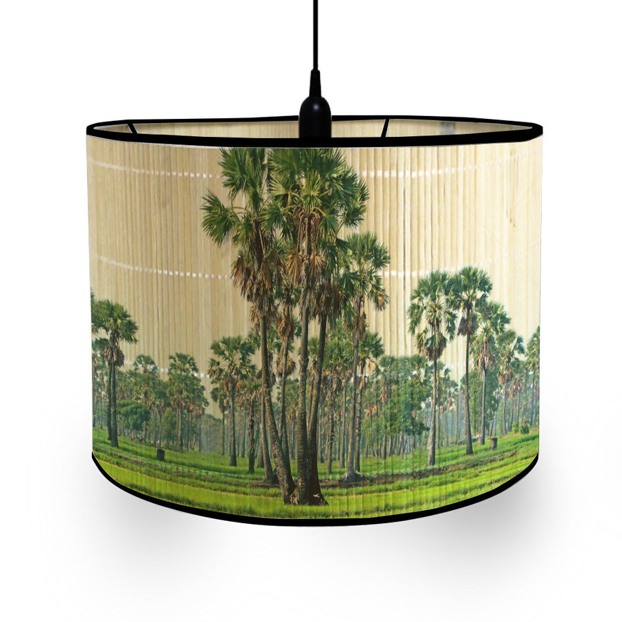 European-style Retro Lampshade Barrel-type