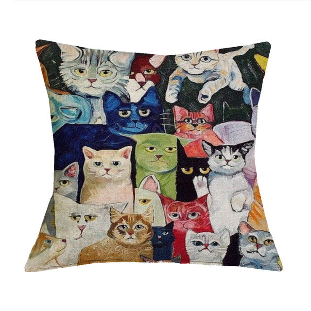 printed cushion cover