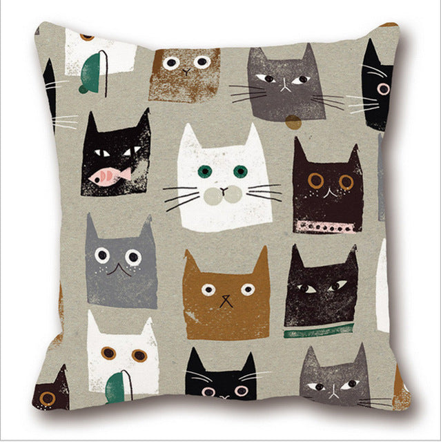 printed cushion cover