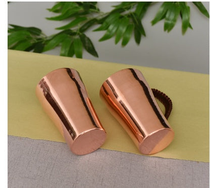 Handmade Copper Water Cup Thick Red Copper Cup Brass Cup Beer Copper Cup Personalized Copper