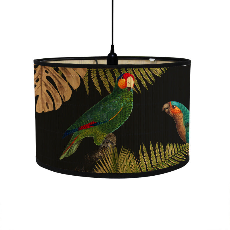 European-style Retro Lampshade Barrel-type