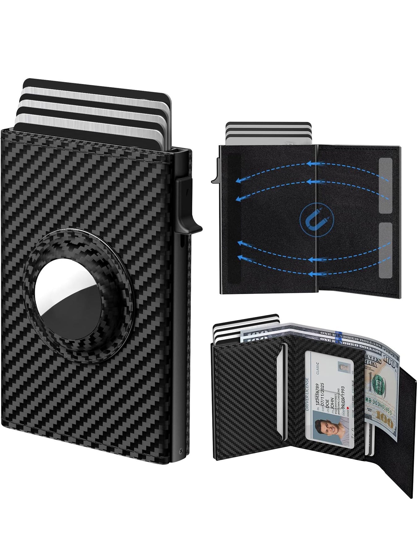 Men's Ultra-thin Smart Wallet Card Clamp