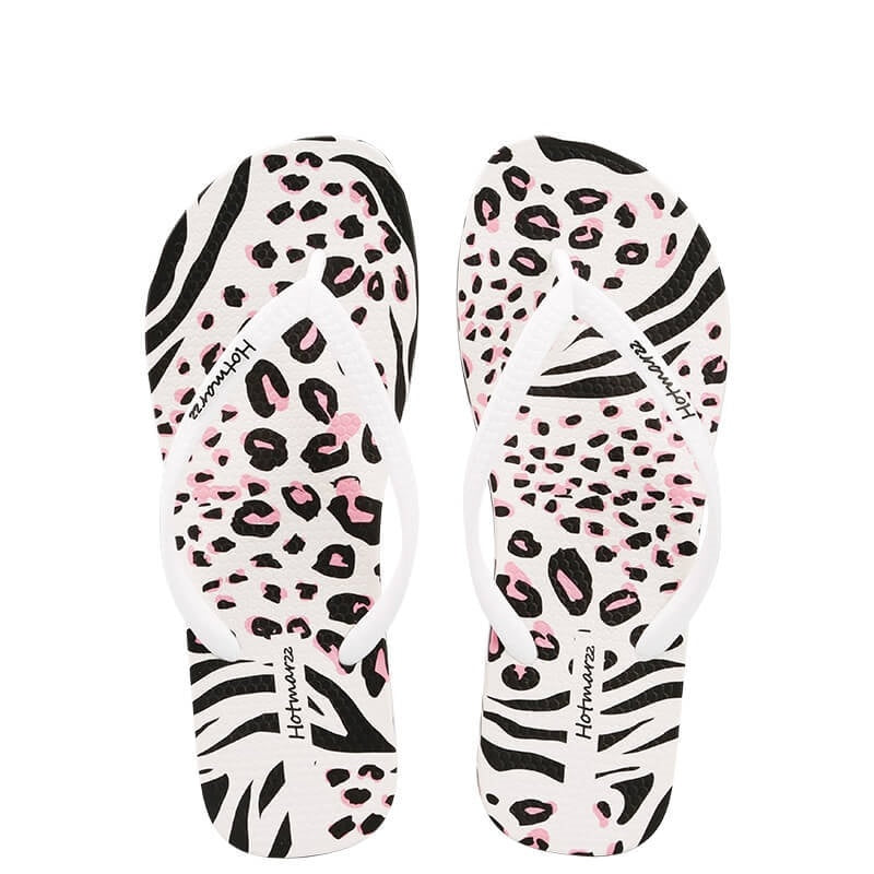 Women's Leopard Flip Flops Non-slip Slippers Summer Flip-flops Women