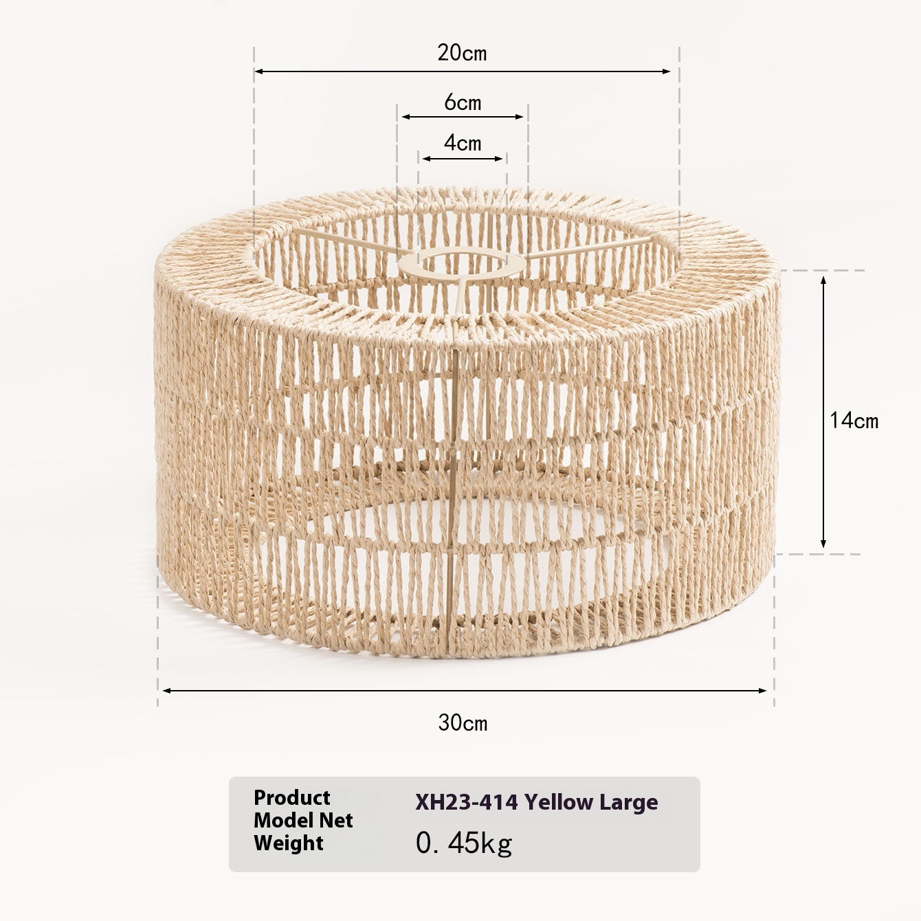 Creative Japanese Paper Woven Lampshade Lighting Decoration