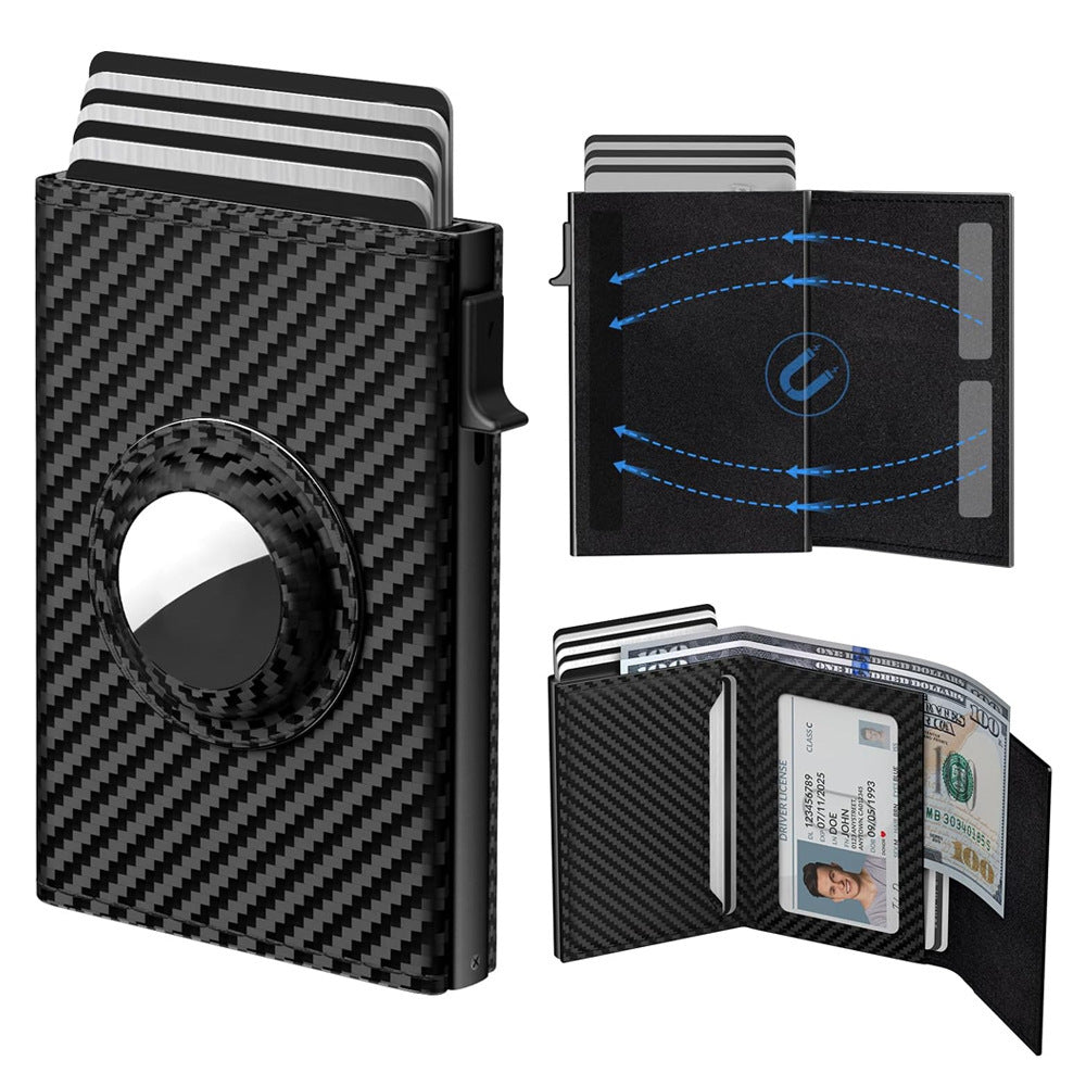 Men's Ultra-thin Smart Wallet Card Clamp