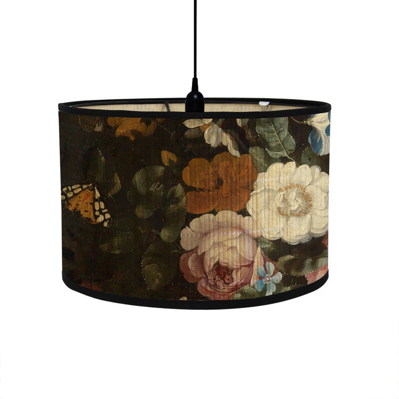 European-style Retro Lampshade Barrel-type