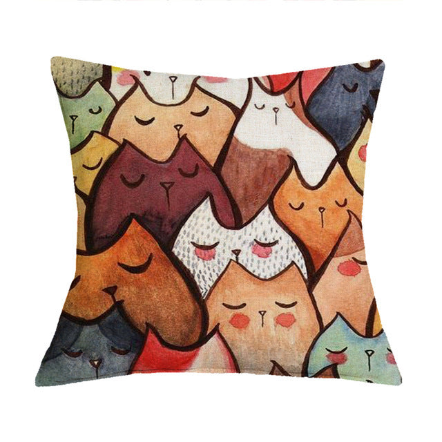 printed cushion cover