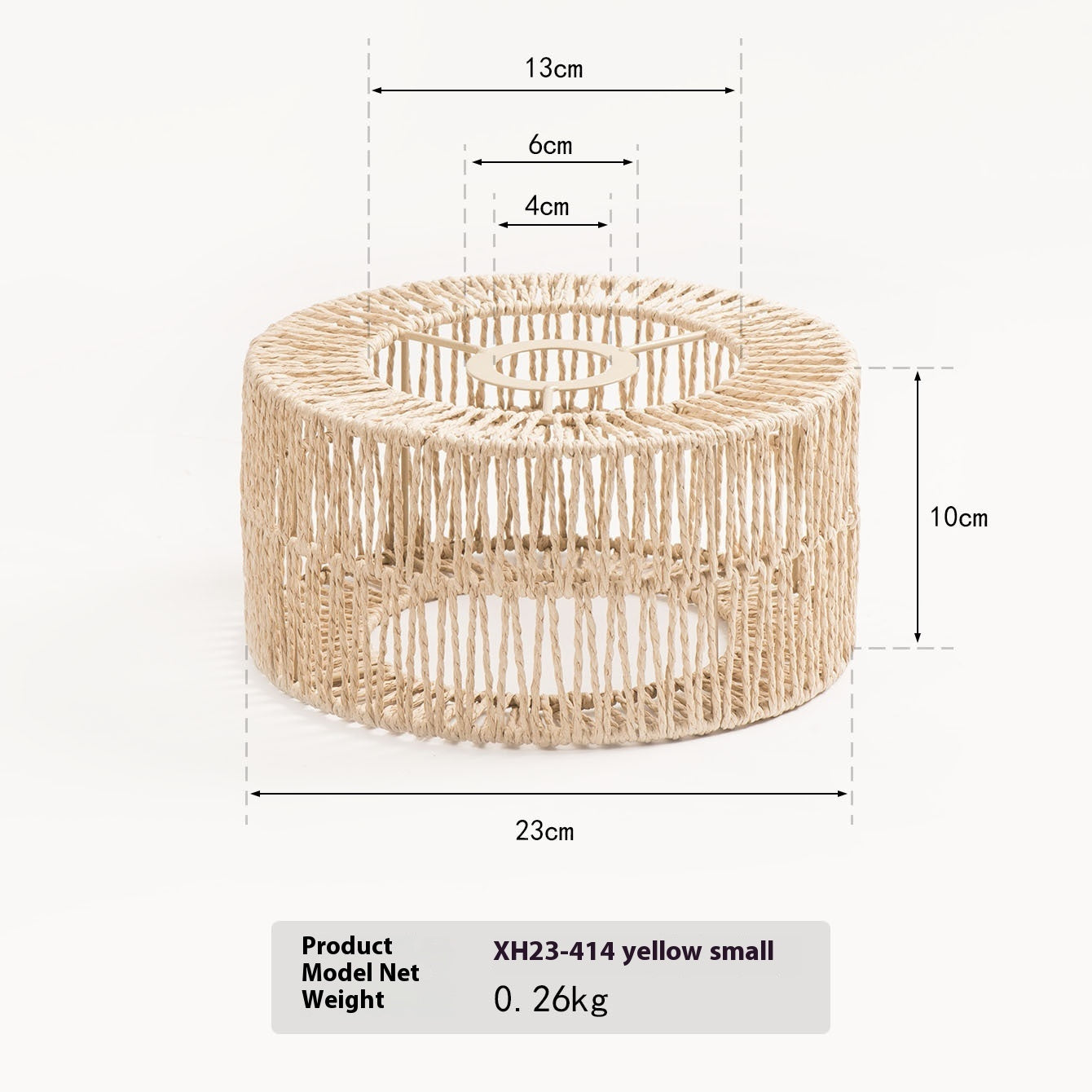 Creative Japanese Paper Woven Lampshade Lighting Decoration