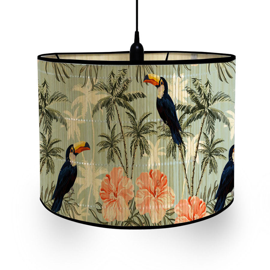 European-style Retro Lampshade Barrel-type