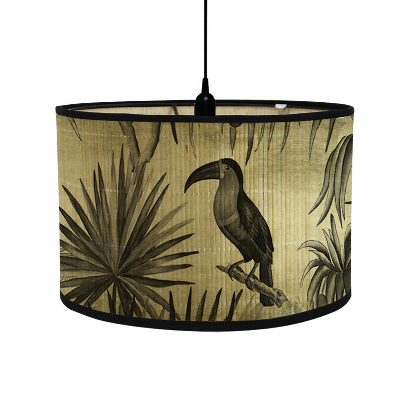 European-style Retro Lampshade Barrel-type