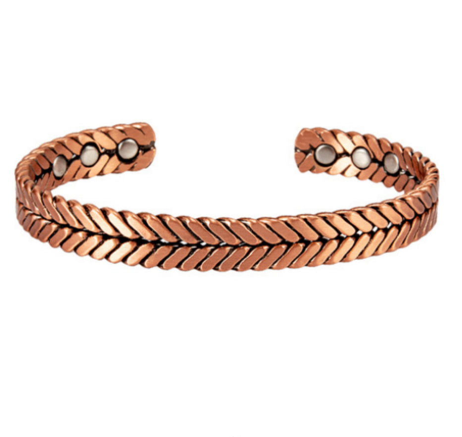 Pure copper bracelet red copper celebrity style