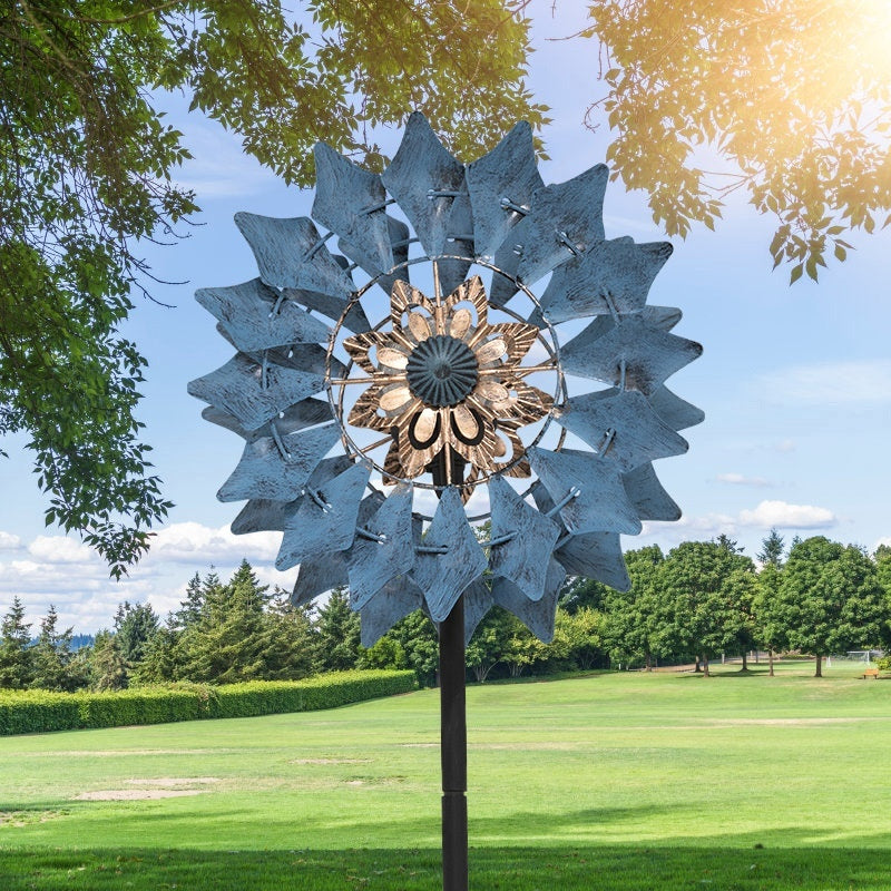 Outdoor Solar Light-emitting Windmill Garden Lawn Ornaments