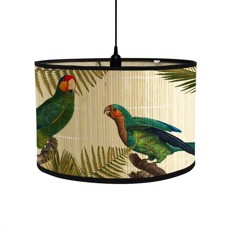 European-style Retro Lampshade Barrel-type