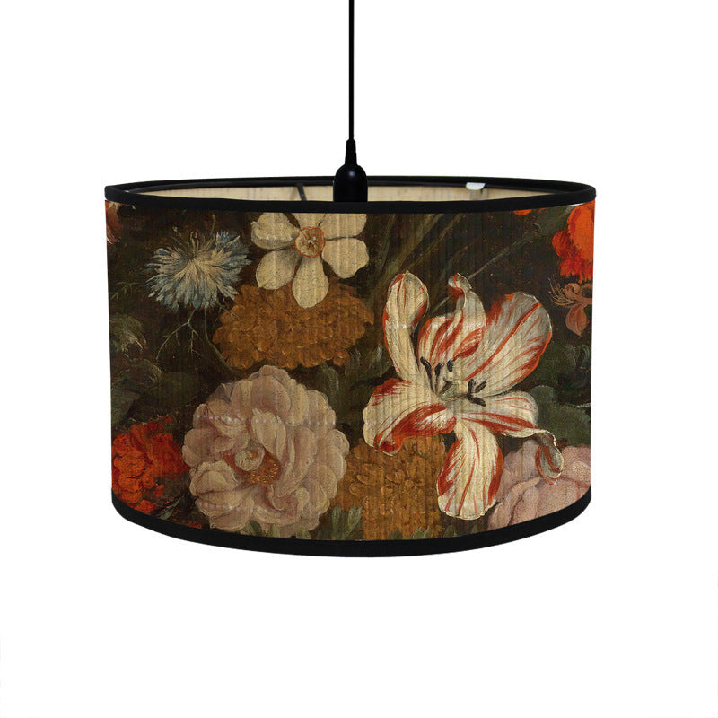 European-style Retro Lampshade Barrel-type