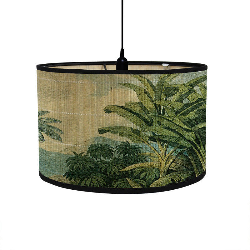 European-style Retro Lampshade Barrel-type